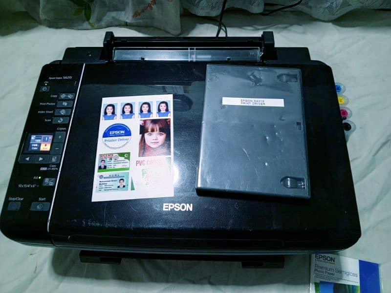 Epson SX-215 Color Inkjet Printer with Eco Tank. 2