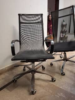 2 computer chairs