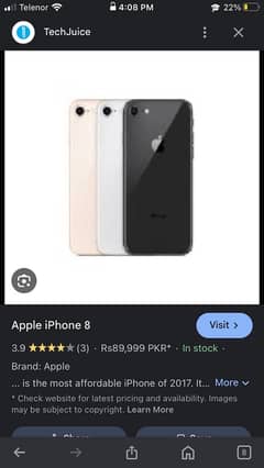 iPhone 8 PTA approved