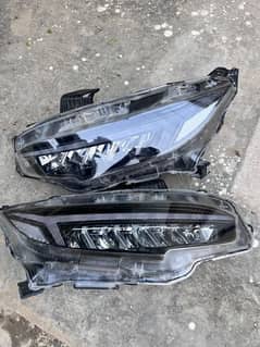 Audi style Head Light Civic X Audistyle Headlights