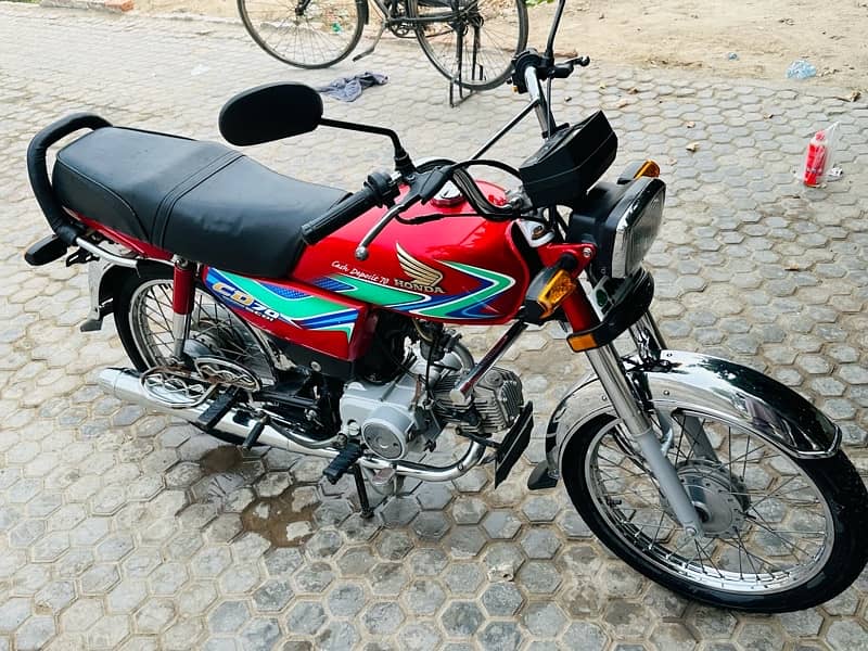 Honda Cd 70 2019 Model Up for sale Single Hand Driven 0