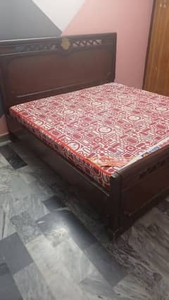 King Size bed with Metress for sale