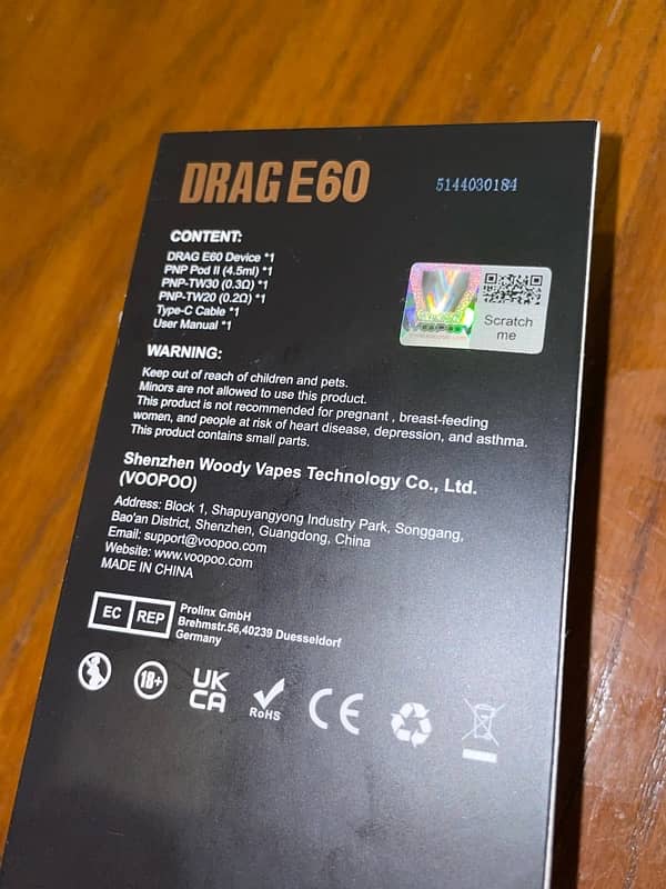 VOOPOO DRAG E60 POD in Dubai 1