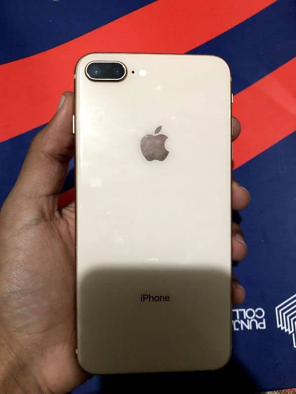 I phone 8 plus PTA approved(Golden Color) 1