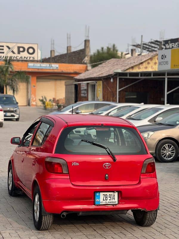 Toyota Vitz 2001 isb reg 1300cc original 3