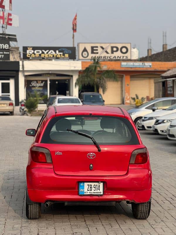 Toyota Vitz 2001 isb reg 1300cc original 4