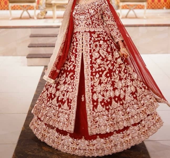 Bridal Dress Designer Made for Baraat Event 0