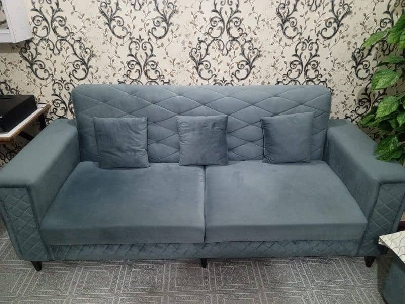 7 seater sofa with cushions and cover 2