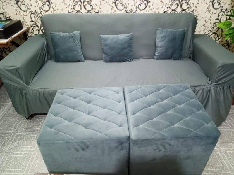 7 seater sofa with cushions and cover 12