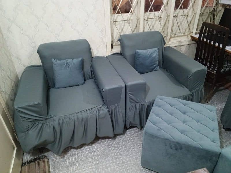 7 seater sofa with cushions and cover 15