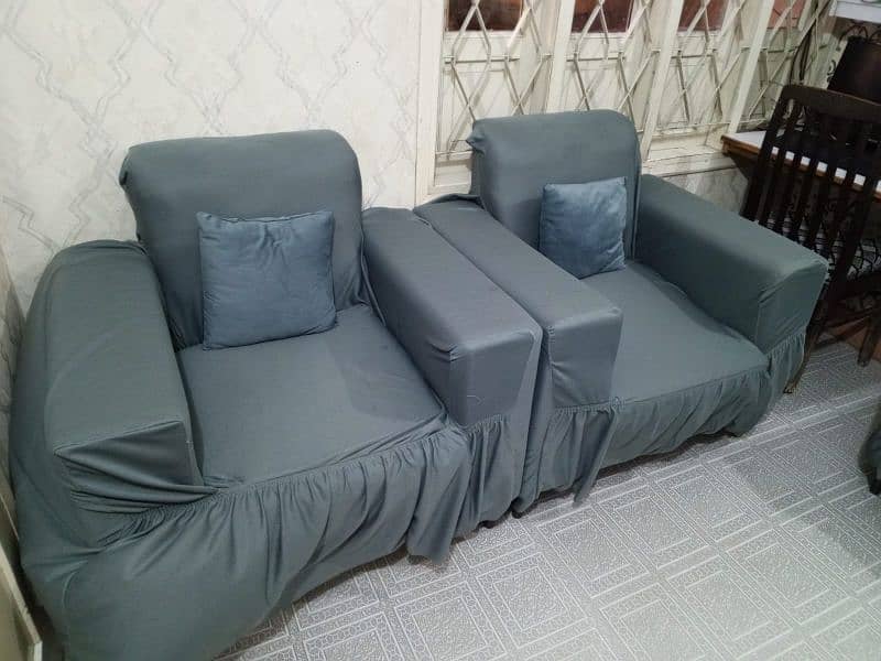 7 seater sofa with cushions and cover 16