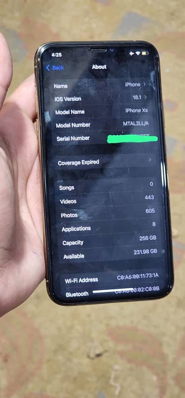 iphone xs 256gb  4 month sim time available 80% bettery health 3