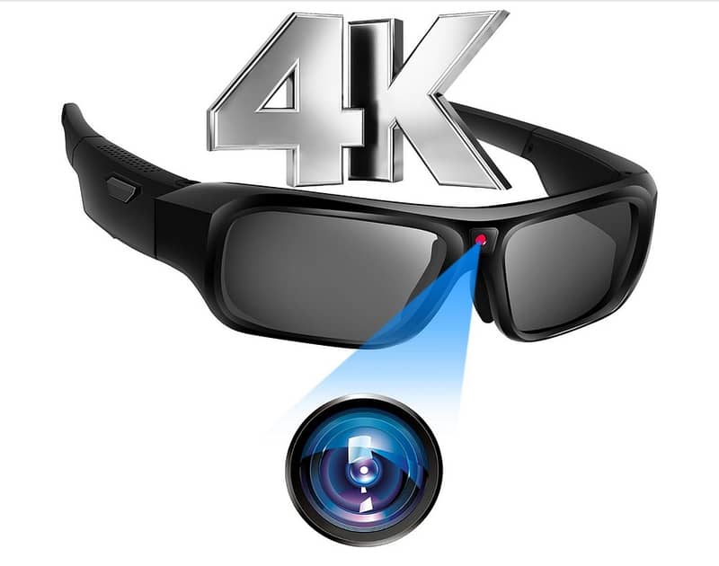 4K HD Glasses Camera Video Recording Cycling Outdoor Sports Driving 0