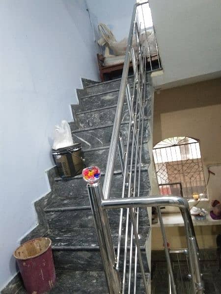 steel railing one porshan completed aik no 4