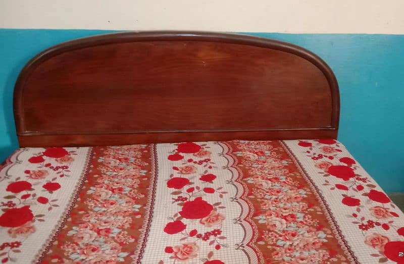 Bed (wooden) with foam used 2