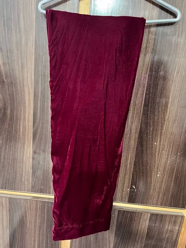 Red velvet dress/suit for wedding/Party 2