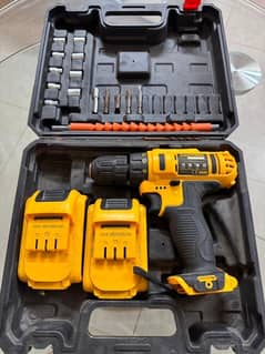 Dawreek portable drill machine with 2battery