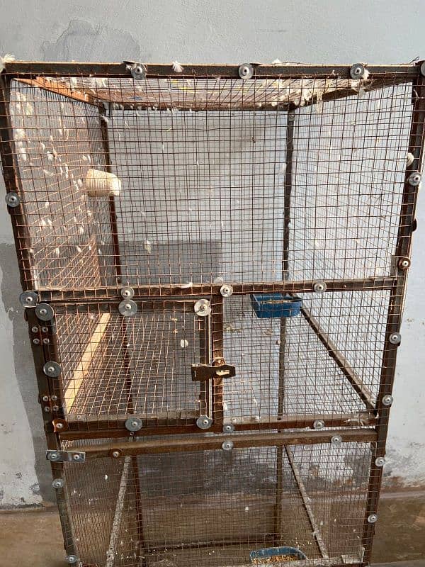 tower cage for parrots, pigeons and hens 3