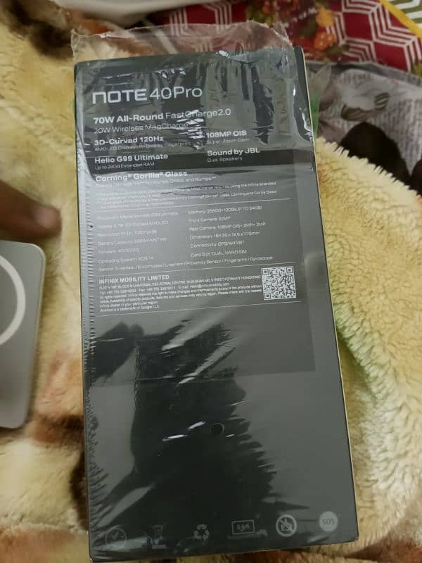 Infinix note 40 pro 10