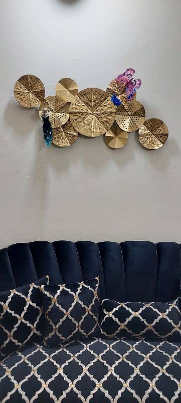 Stunning Golden Wall Hanging Decoration Piece 1