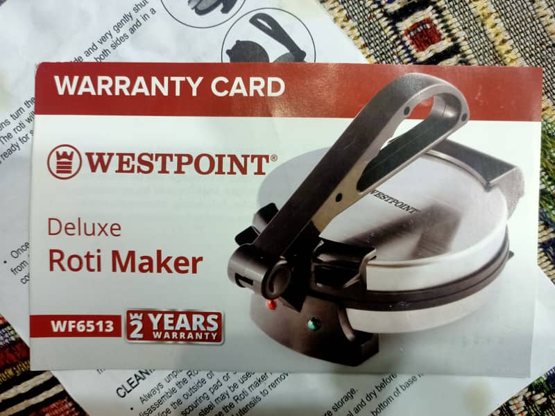 Roti Maker Brand New Never Used 5