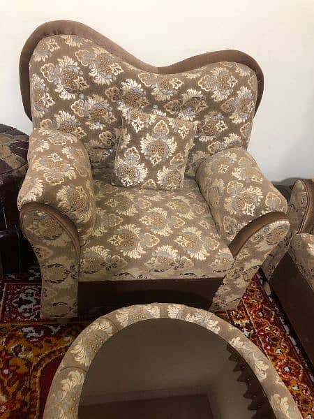 5 seater sofa set with table 1