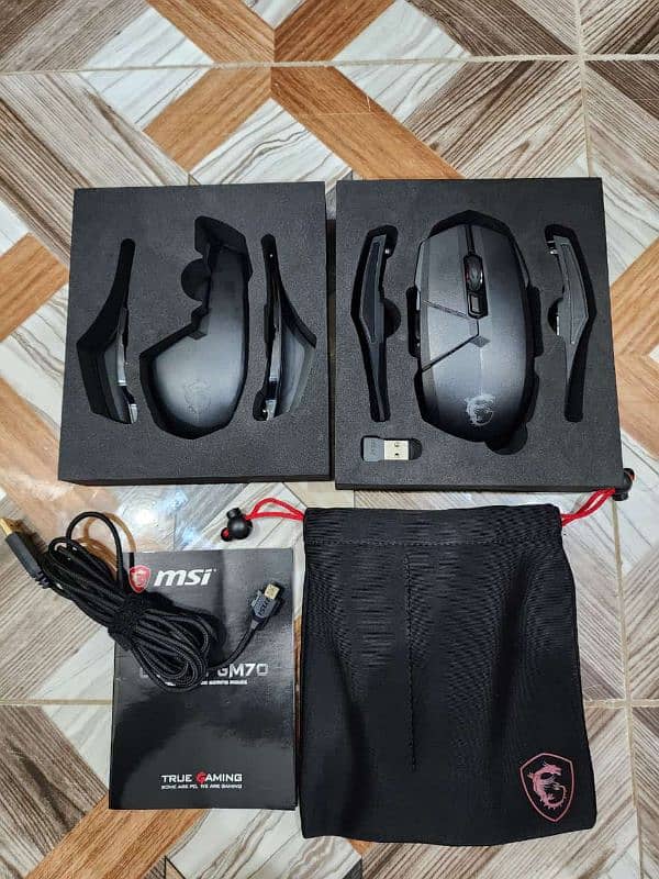 MSI CLUTCH GM70 Wireless and wired both function Gaming Mouse 5