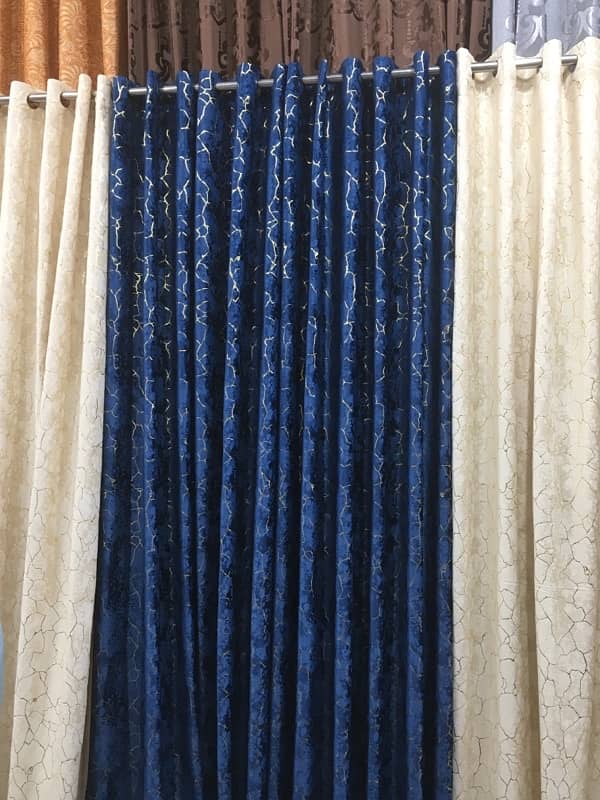 tekcher velvet curtains 4.5 chorai 9 lambai 1 0ic 0