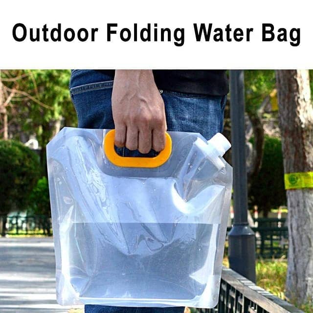 Portable Camp Water/Petrol Bag for Outdoor Camping  2 ltr 1