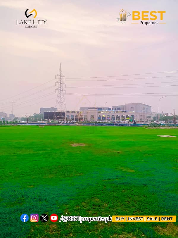 1 Kanal Plot in Golf Estate 1 Sector M 4 Lake City Lahore 1