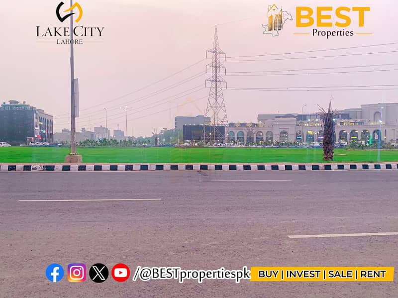 1 Kanal Plot in Golf Estate 1 Sector M 4 Lake City Lahore 4