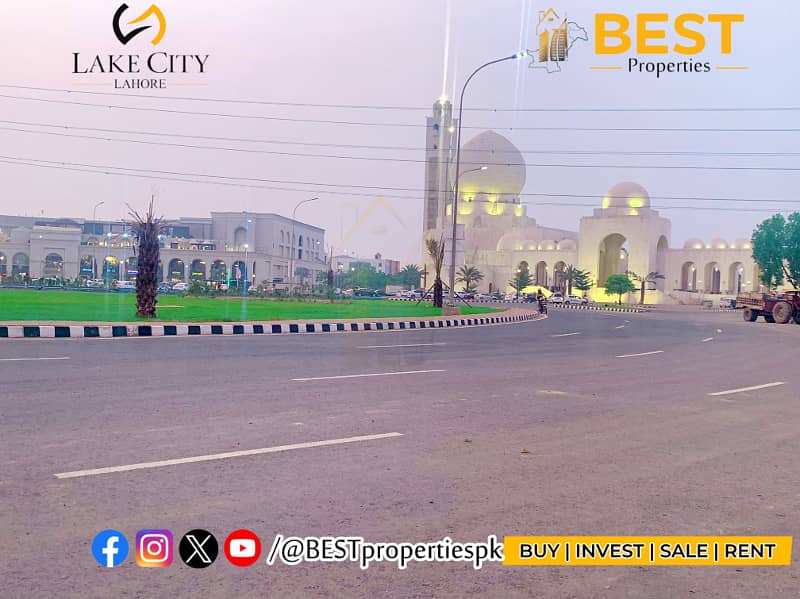 1 Kanal Plot in Golf Estate 1 Sector M 4 Lake City Lahore 5