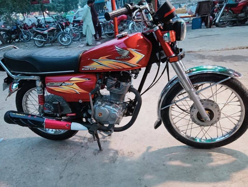 Honda 125 2021 model All Punjab number 4