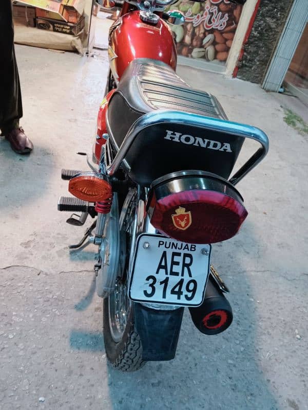 Honda 125 2021 model All Punjab number 6