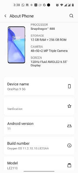 Very Good Condition OnePlus 9 0