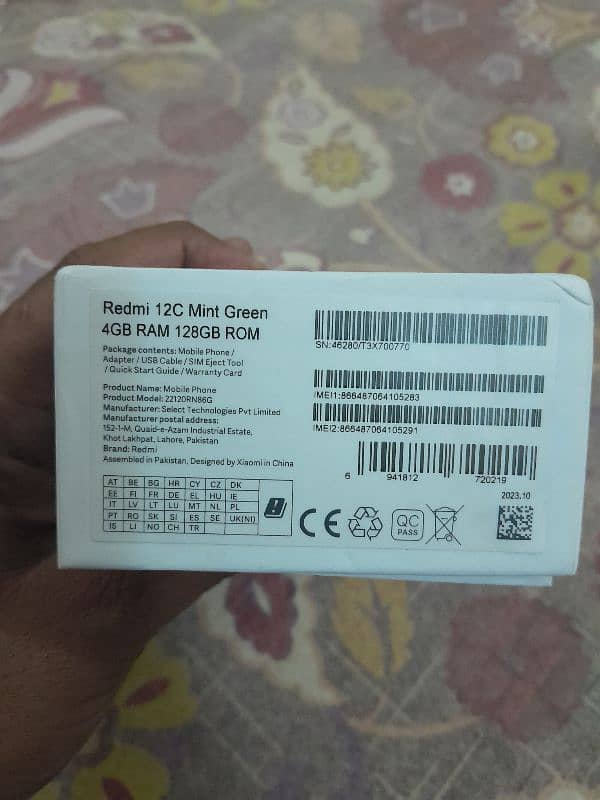 REDMI 12C 4/128 3009468591 FIRST HAND SLIGHTLY USE 1