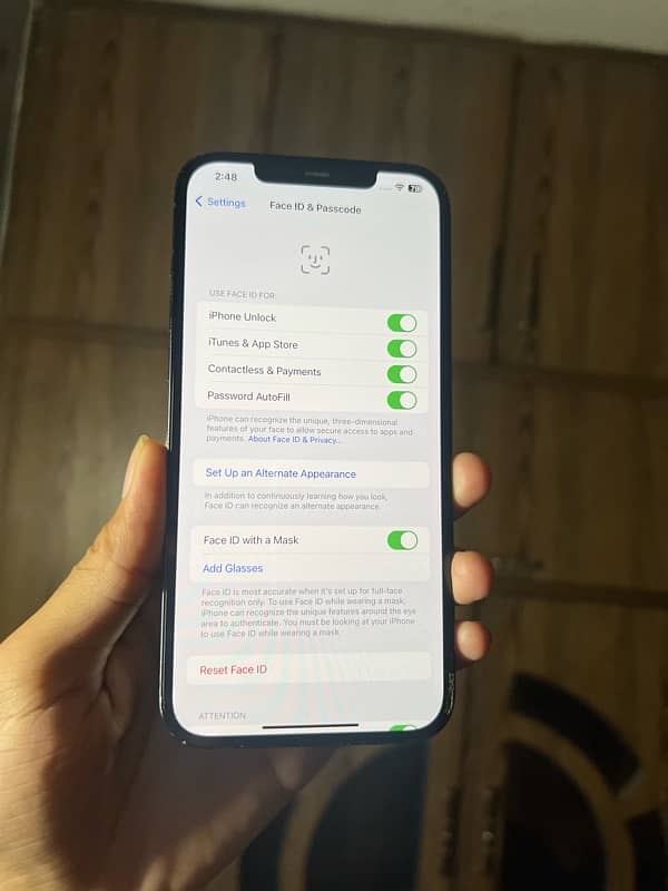 iPhone 12 Pro Max 128GB non PTA Jv sim time available 87% batt health 1