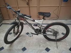 gear bike with original rims,tyres and gears suspension are working