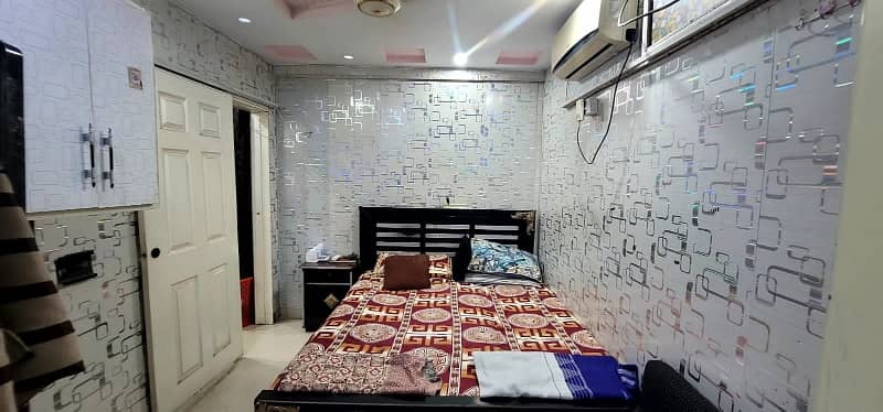 Flat Furnished Available For Sale 1 Bed Living Vip Location Of Iqbal Town Moon Market Lahore. 0