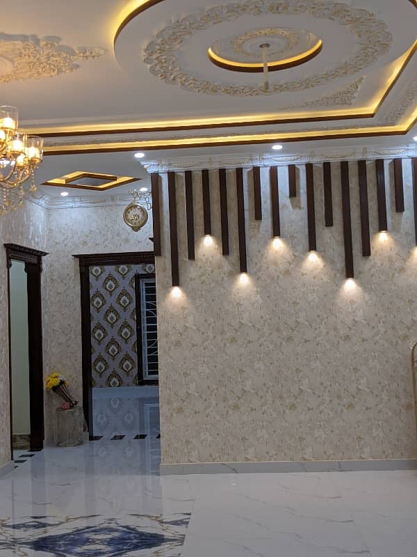 12 MARLA BRAND NEW Luxury Ultra-Modern Style Double Storey House Available For Sale In Johar Town Lahore Standard Dimension Vip Canal Location 17