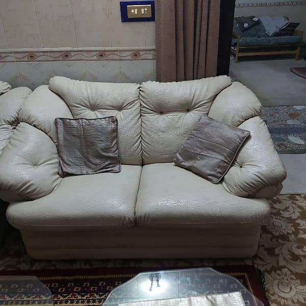 7 SEATER SOFA SET + Center Table set 3