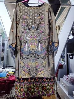 10/10 condition,full heavy embroidery shirt,banarsi trouser