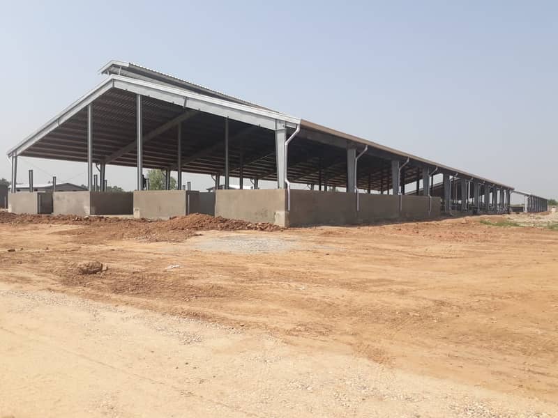 Canopy Sheds | Tensile PVC Shades | Car Parking Structure | Pole Shade 12