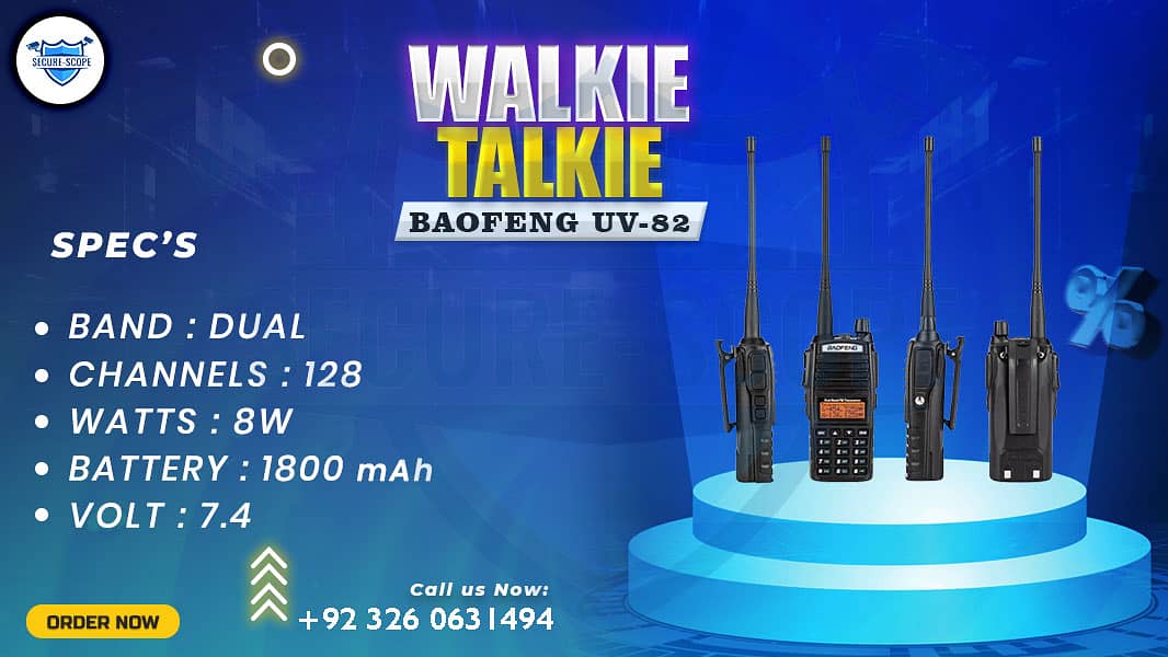 WALKIE TALKIE | Wireless Set | Hiking items | Adventure Gear | BF 888 3