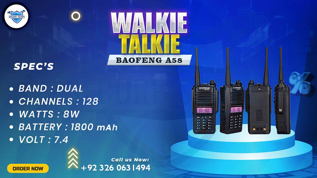 WALKIE TALKIE | Wireless Set | Hiking items | Adventure Gear | BF 888 6