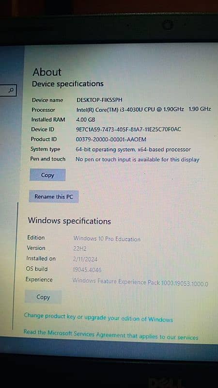 Dell Core i3 4th Generation Laptop 2