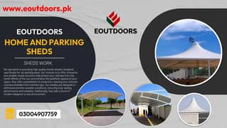 Canopy Sheds | Tensile PVC Shades | Car Parking Structure | Pole Shade