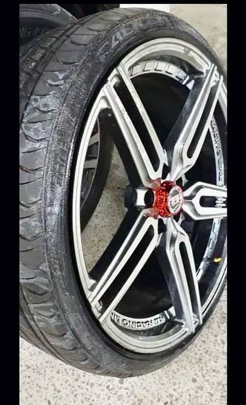 18 inch rims and tyres in new condition low profile for Toyota 3