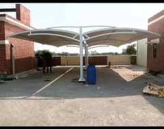 Canopy Sheds | Tensile PVC Shades | Car Parking Structure | Pole Shade