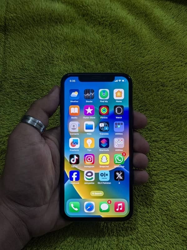 IPhone X 64GB PTA Official Approved 3